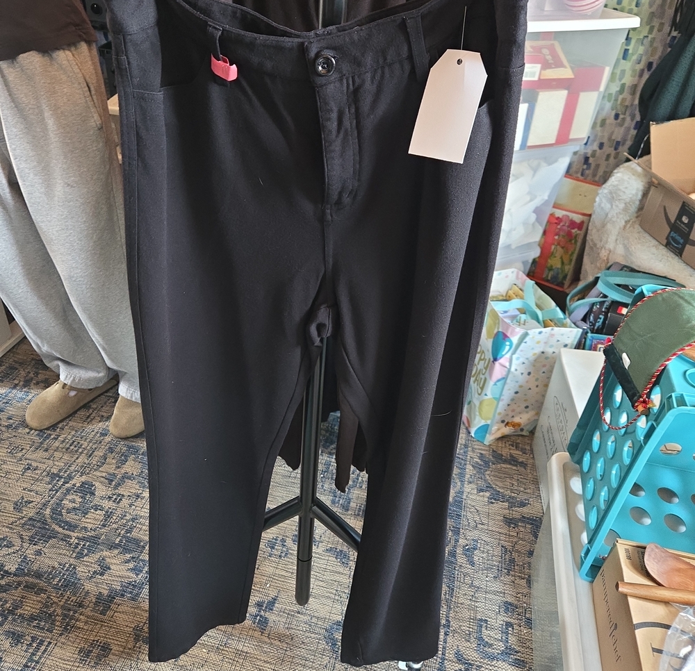 NYDJ Women's Black Stretch Dress Pants